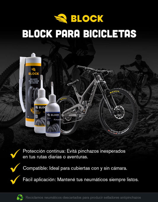 Sellador para cubierta - Bicicleta